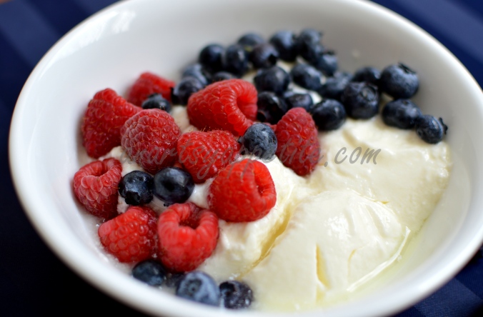 Homemade whole milk yogurt or dahi or curd Recipe - July 4th weekend